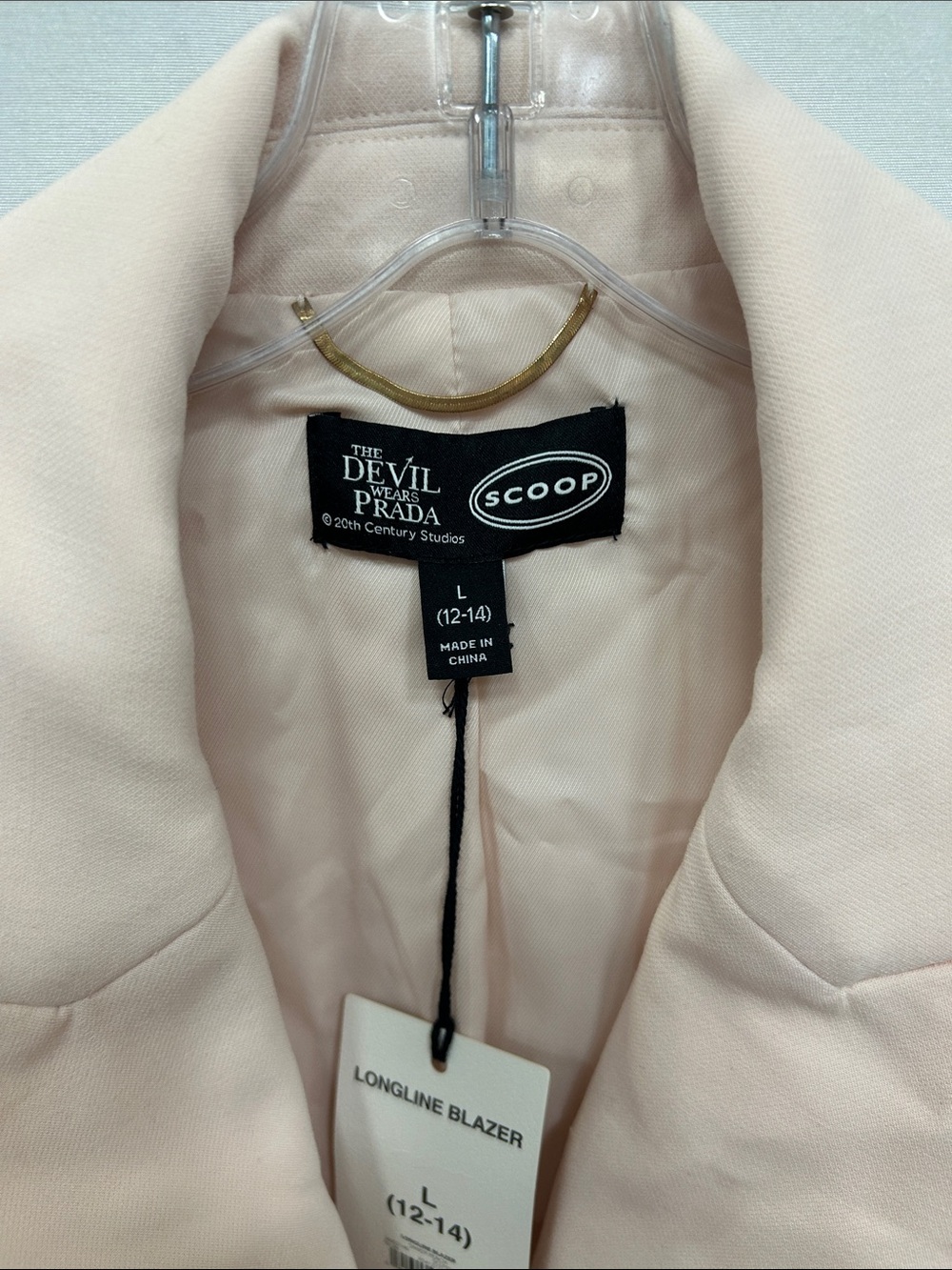 Devil Wears Prada Scoop Collection Single Breasted Longline Blazer NWT size L - Picture 9 of 11